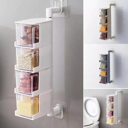 Wall Mounted Seasoning Spice Set