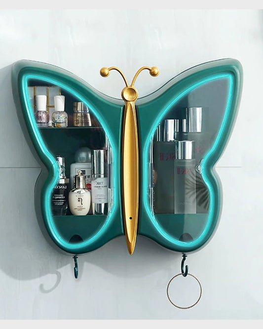 Butterfly Shape Wall Mounted Cosmetic Storage