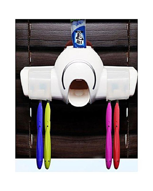 Toothpaste Dispenser with Tooth brush holder Juxin