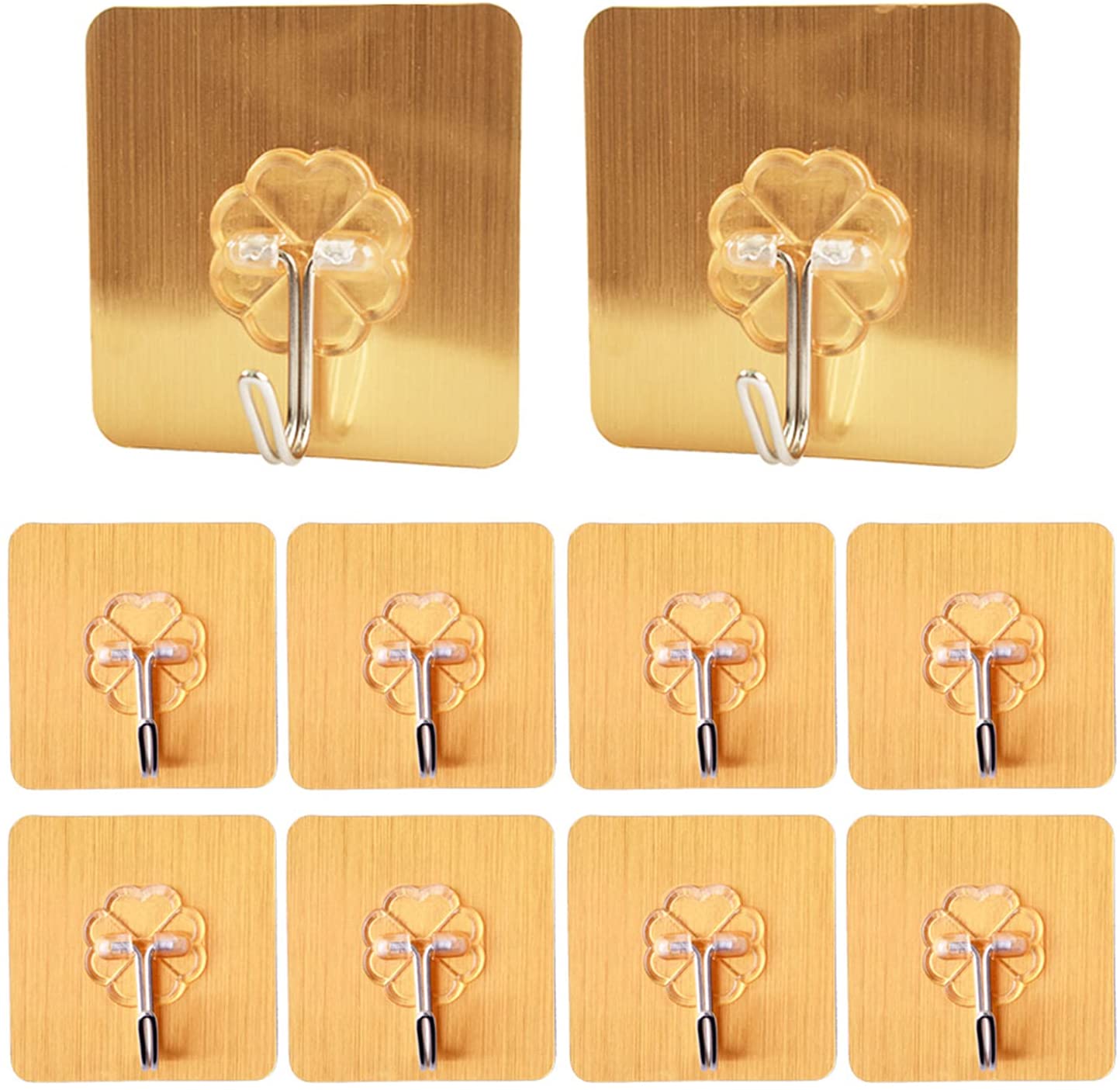 6 pcs Wall Hanging Hooks Utility Hooks for Kitchen Bathroom Bedroom.