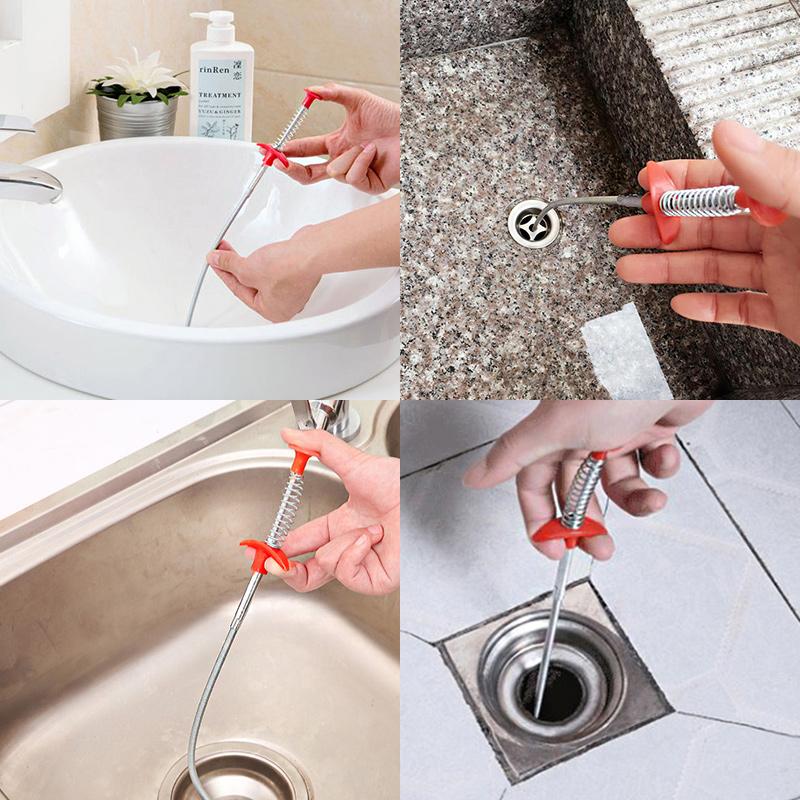 Bathroom Kitchen Spring Sewer dredging tool