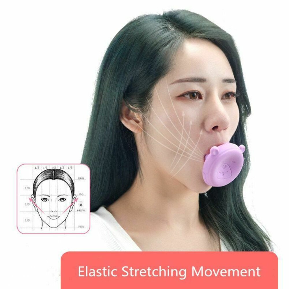 Cute Portable Anti Wrinkle Mouth Exercise Face Slimming Trainer Tool