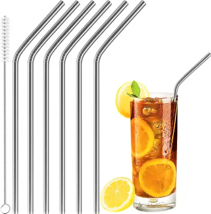 Stainless Steel Reusable Drinking Straws