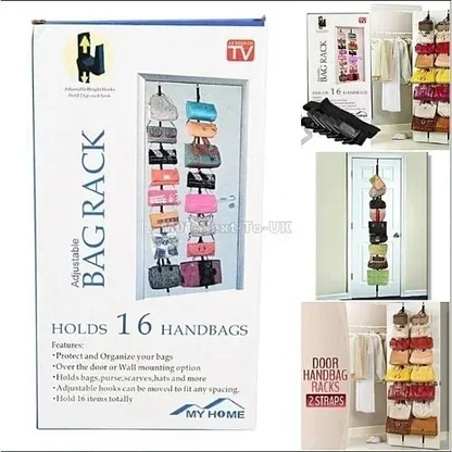 Adjustable Bag Rack For 16 Bags